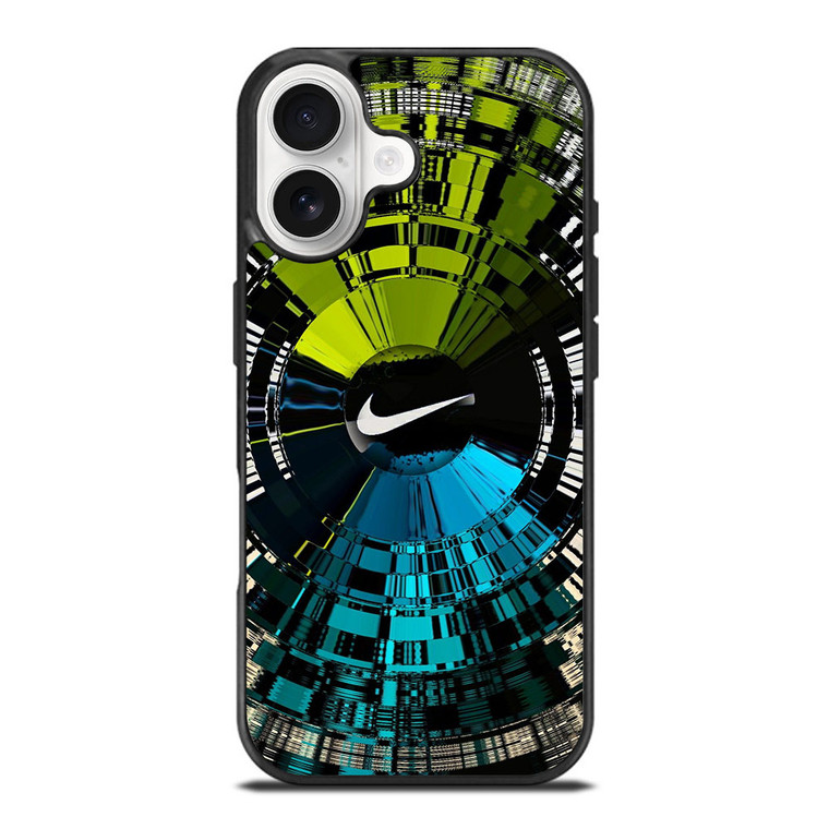 NIKE GLASS CIRCLE LOGO iPhone 17 Case Cover