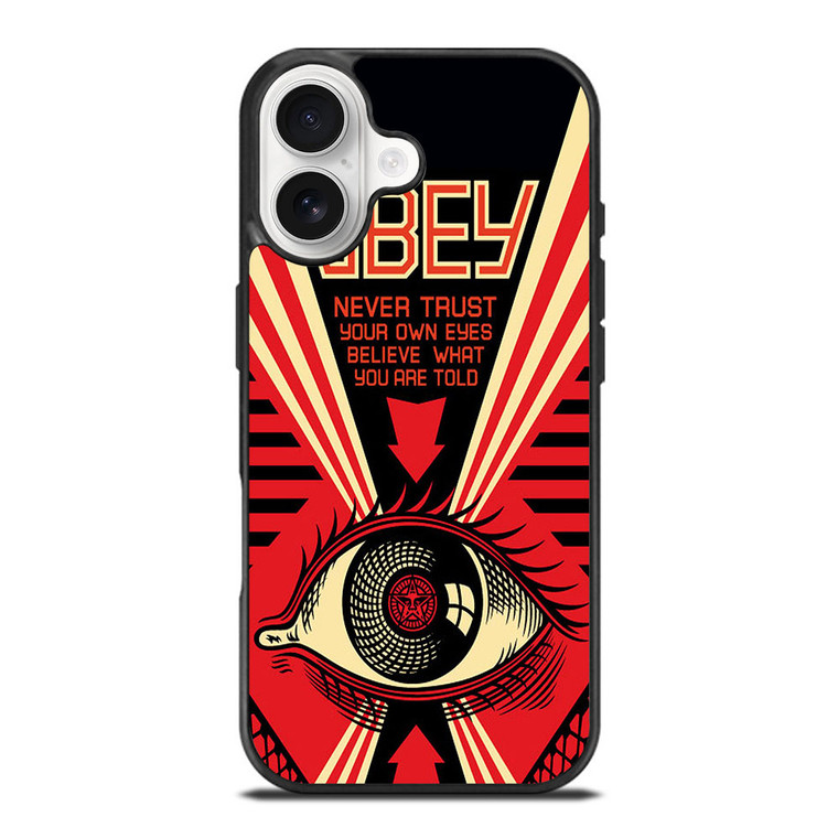 OBEY NEVER TRUST YOUR OWN EYES iPhone 17 Case Cover
