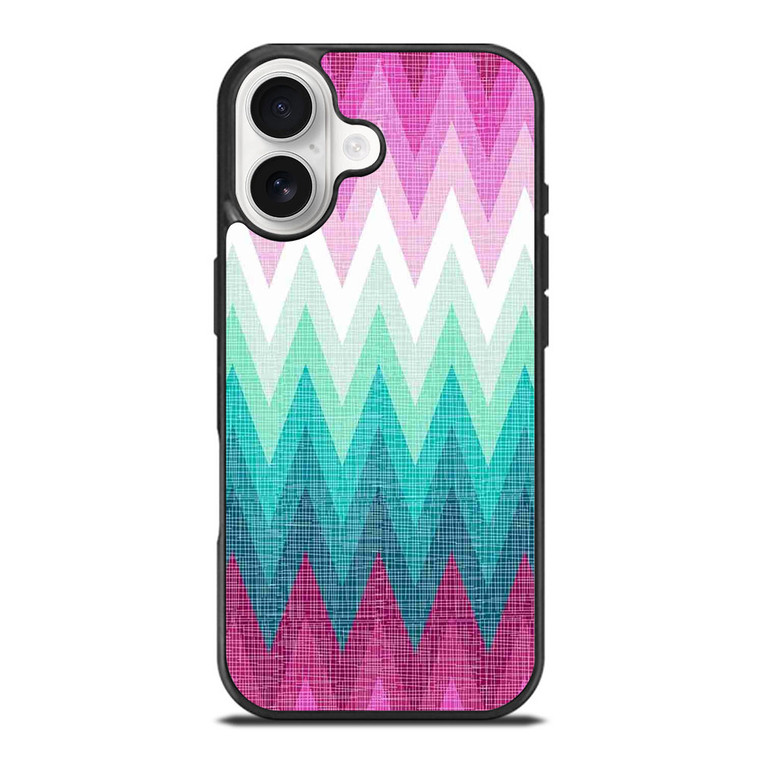 OMBRE PASTEL CHEVRON iPhone 17 Case Cover OMBRE PASTEL CHEVRON iPhone 17 Case Cover