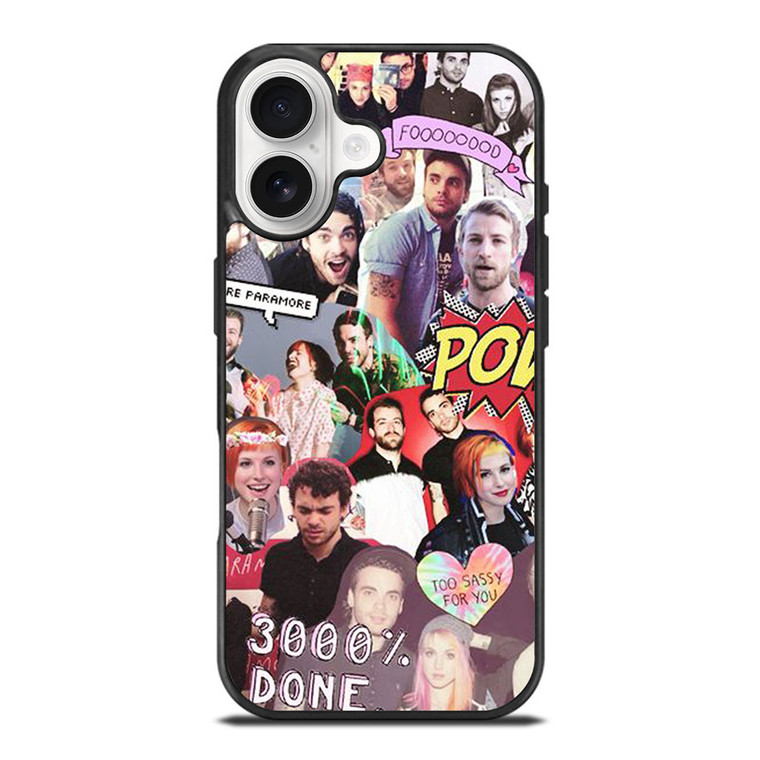 PARAMORE BAND COLLAGE iPhone 17 Case Cover PARAMORE BAND COLLAGE iPhone 17 Case Cover
