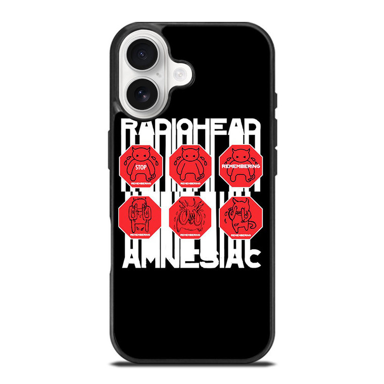 RADIOHEAD AMNESIAC LOGO iPhone 17 Case Cover RADIOHEAD AMNESIAC LOGO iPhone 17 Case Cover