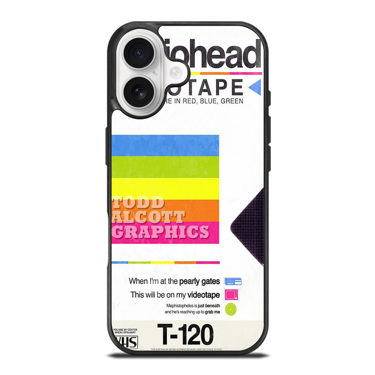 RADIOHEAD VIDEOTAPE VHS T-120 iPhone 17 Case Cover RADIOHEAD VIDEOTAPE VHS T-120 iPhone 17 Case Cover