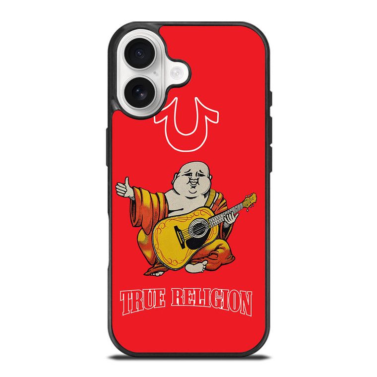 RED BIG BUDDHA TRUE RELIGION iPhone 17 Case Cover RED BIG BUDDHA TRUE RELIGION iPhone 17 Case Cover