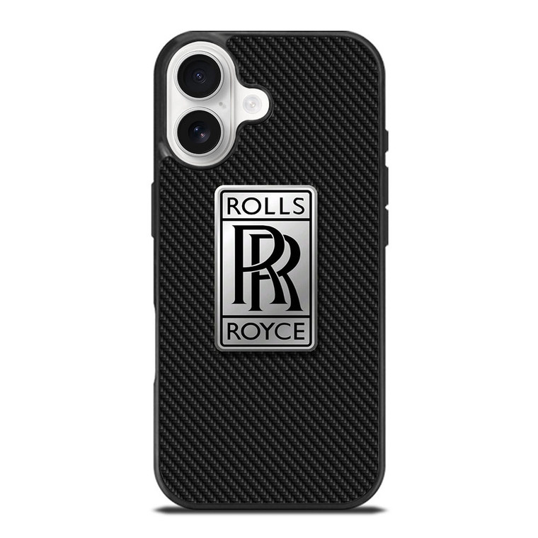 ROLLS ROYCE CAR LOGO CARBON iPhone 17 Case Cover ROLLS ROYCE CAR LOGO CARBON iPhone 17 Case Cover