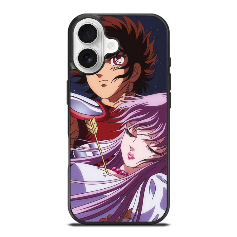 SAINT SEIYA AND PRINCESS iPhone 17 Case Cover