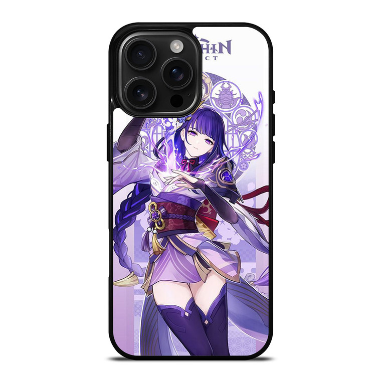 RAIDEN SHOGUN GENSHIN IMPACT iPhone 16 Pro Max Case Cover
