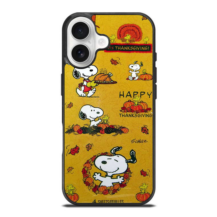 SNOOPY THE PEANUTS THANKSGIVING iPhone 17 Case Cover SNOOPY THE PEANUTS THANKSGIVING iPhone 17 Case Cover