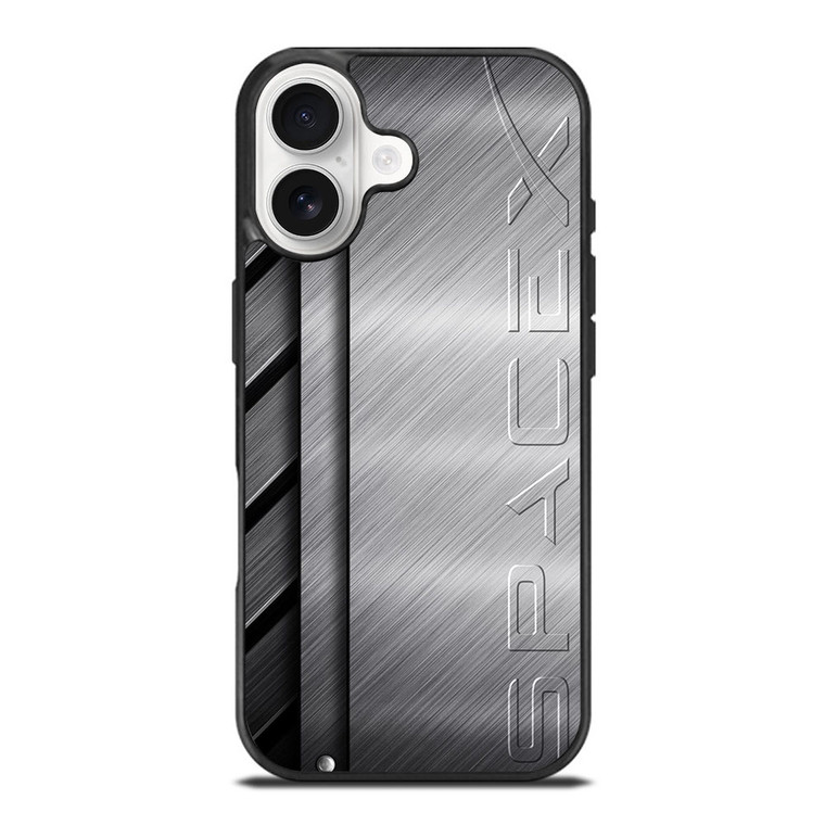SPACE X LOGO METAL PLATE iPhone 17 Case Cover