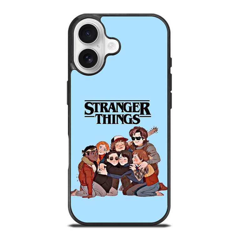 STRANGER THINGS CARTOON CHARACTERS iPhone 17 Case Cover STRANGER THINGS CARTOON CHARACTERS iPhone 17 Case Cover