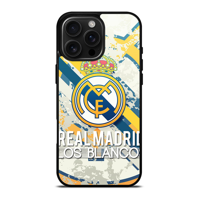 REAL MADRID LOS BLANCOS iPhone 16 Pro Max Case Cover REAL MADRID LOS BLANCOS iPhone 16 Pro Max Case Cover