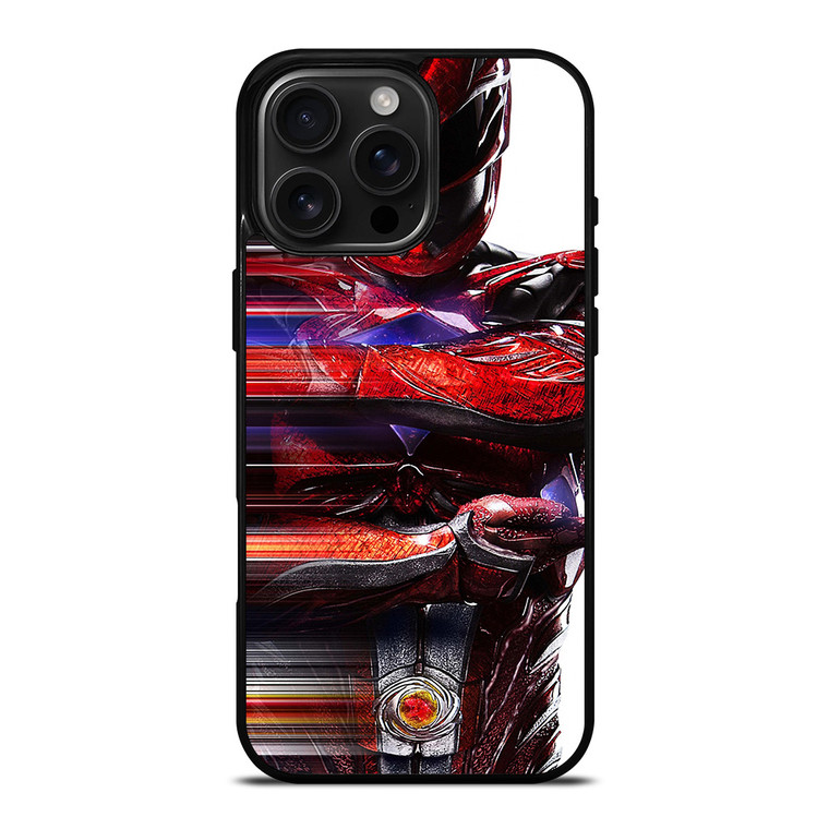 RED POWER RANGERS iPhone 16 Pro Max Case Cover