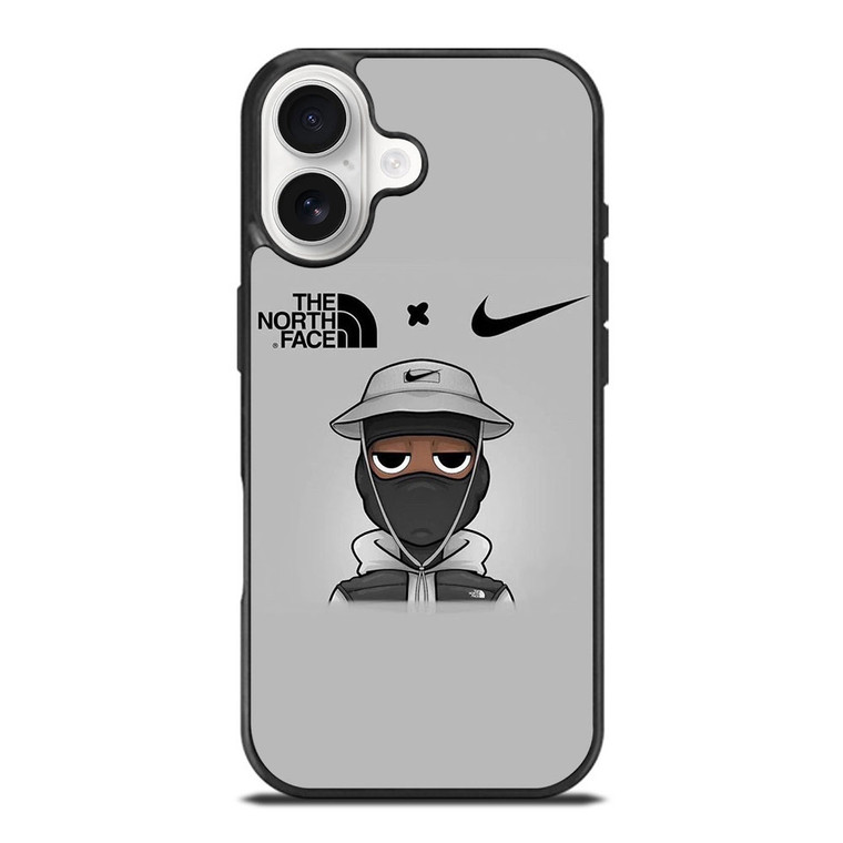 THE NORTH FACE X NIKE LOGO iPhone 17 Case Cover THE NORTH FACE X NIKE LOGO iPhone 17 Case Cover