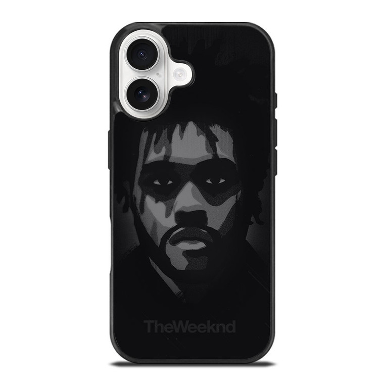 THE WEEKND FACE WHITE BLACK iPhone 17 Case Cover THE WEEKND FACE WHITE BLACK iPhone 17 Case Cover