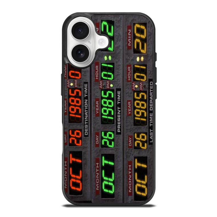 TIME CIRCUITS BACK TO THE FUTURE iPhone 17 Case Cover