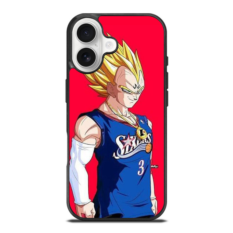 VEGETA DRAGON BALL PHILADELPHIA SIXERS iPhone 17 Case Cover VEGETA DRAGON BALL PHILADELPHIA SIXERS iPhone 17 Case Cover
