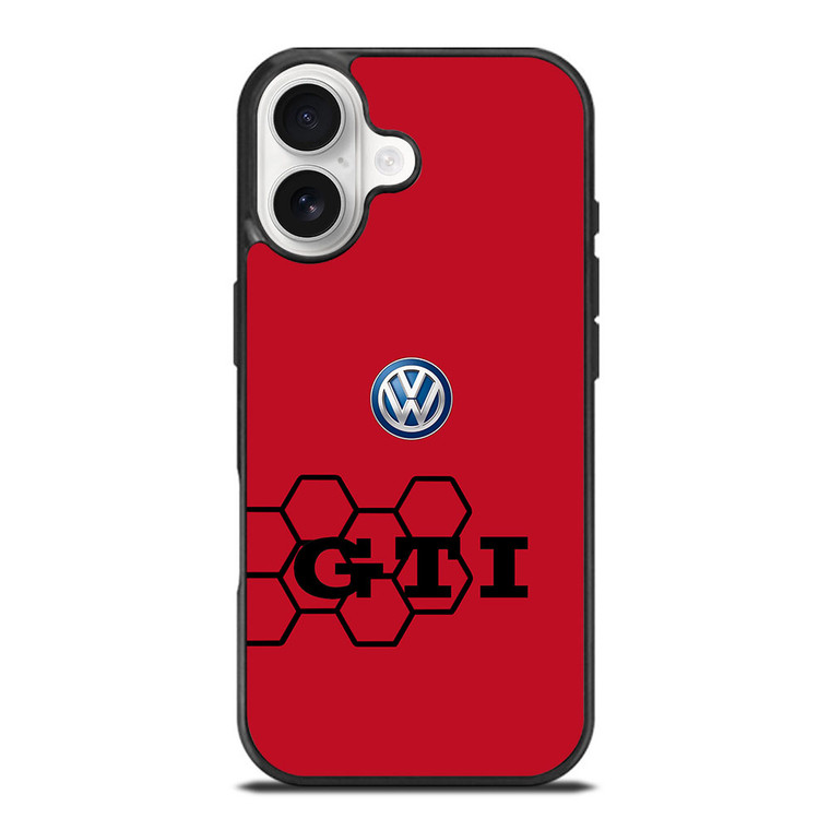 VW VOLKSWAGEN RED HONEYCOMB iPhone 17 Case Cover VW VOLKSWAGEN RED HONEYCOMB iPhone 17 Case Cover