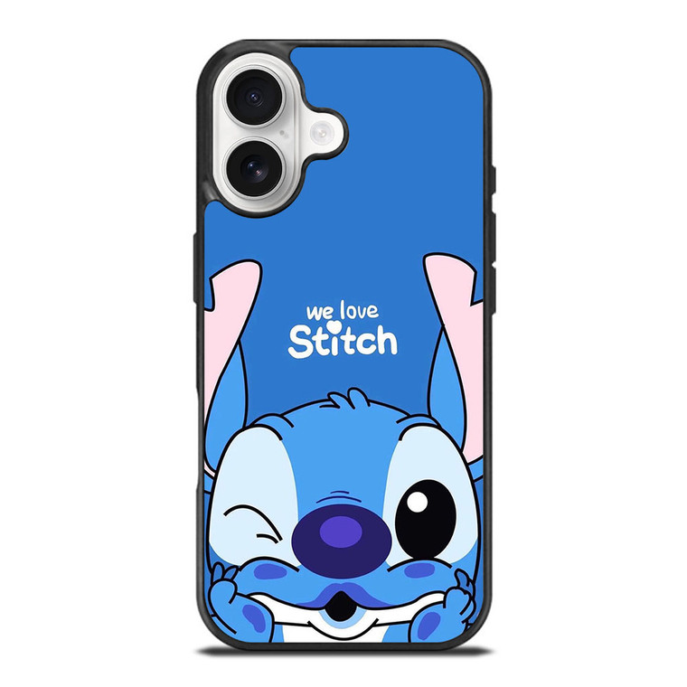 WE LOVE STITCH AND LILO CARTOON iPhone 17 Case Cover WE LOVE STITCH AND LILO CARTOON iPhone 17 Case Cover