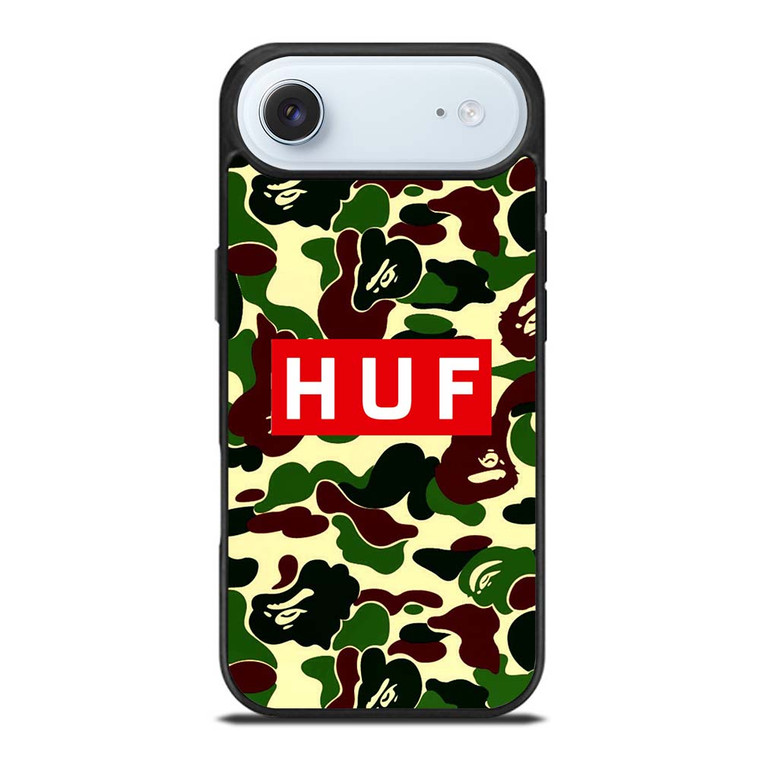 BAPE CAMO HUF iPhone Air Case Cover
