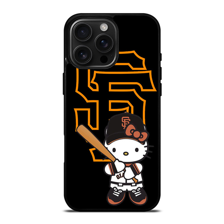 SAN FRANCISCO GIANTS HELLO KITTY iPhone 16 Pro Max Case Cover