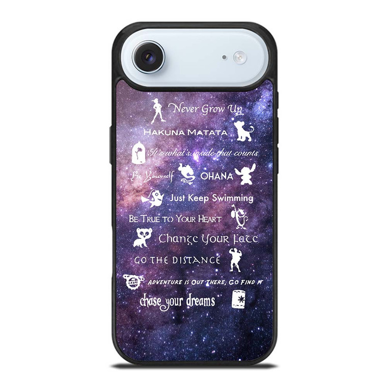 DISNEY LESSONS LEARNED MASH UP NEBULA iPhone Air Case Cover