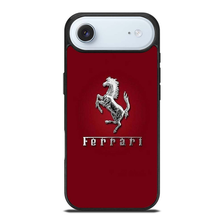 FERRARI LOGO SILVER EMBLEM iPhone Air Case Cover