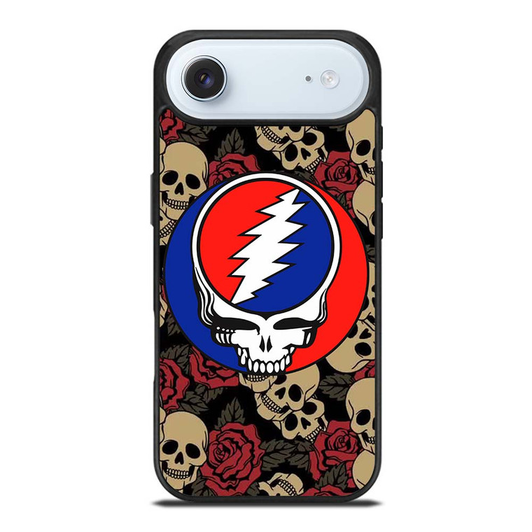GREATEFUL DEAD BAND ICON SKULL AND ROSE iPhone Air Case Cover