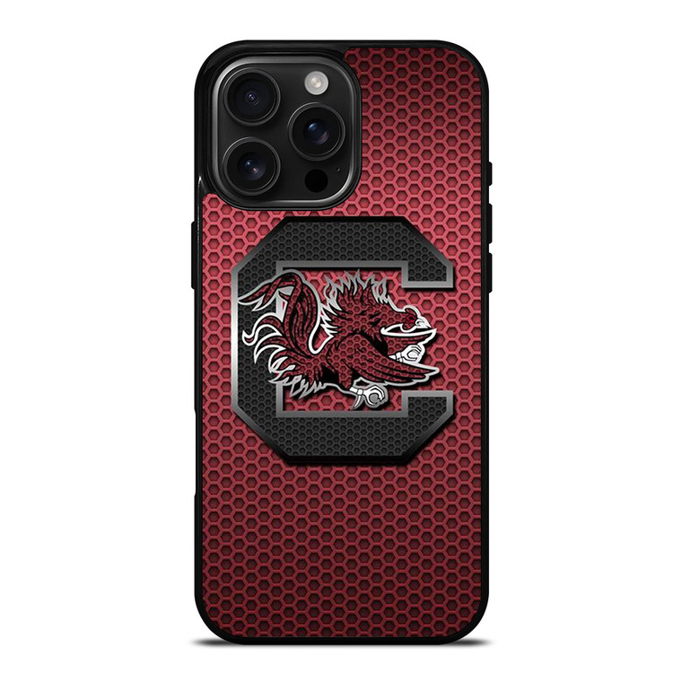 SOUTH CAROLINA GAMECOCKS UNIVERSITY FOOTBALL LOGO iPhone 16 Pro Max Case Cover
