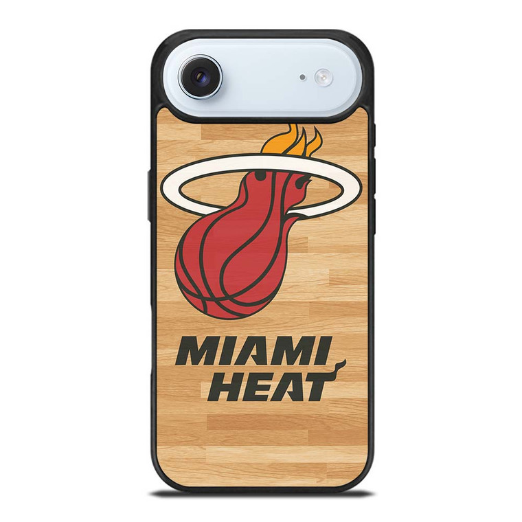 MIAMI HEAT LOGO WOODEN iPhone Air Case Cover