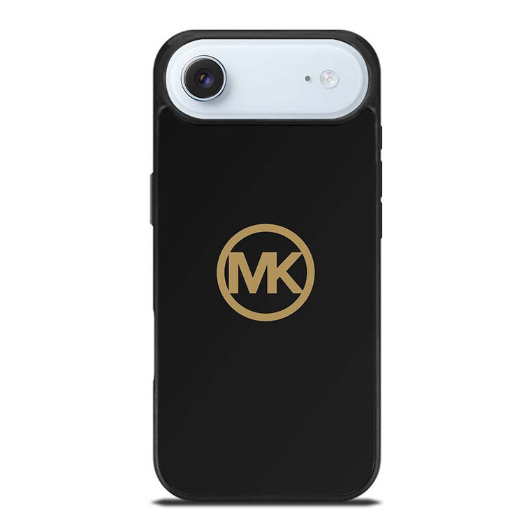 MICHAEL KORS MK LOGO BLACK GOLD iPhone Air Case Cover