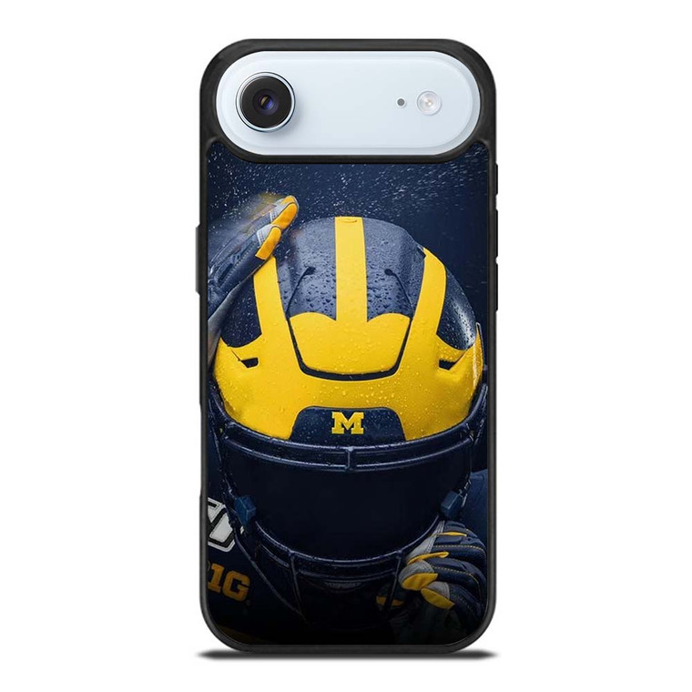 MICHIGAN WOLVERINES LOGO FOOTBALL HELMET iPhone Air Case Cover