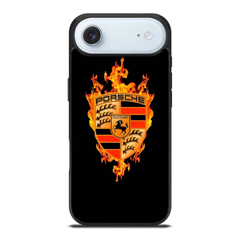 PORSCHE LOGO CAR ON FIRE iPhone Air Case Cover