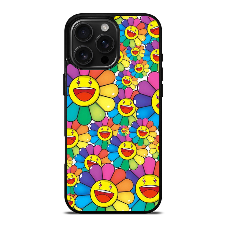 TAKASHI MURAKAMI FLOWER ART iPhone 16 Pro Max Case Cover