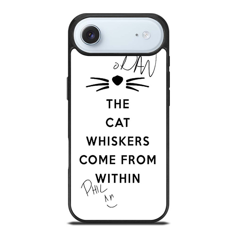 THE WHISKERS DAN AND PHIL iPhone Air Case Cover THE WHISKERS DAN AND PHIL iPhone Air Case Cover