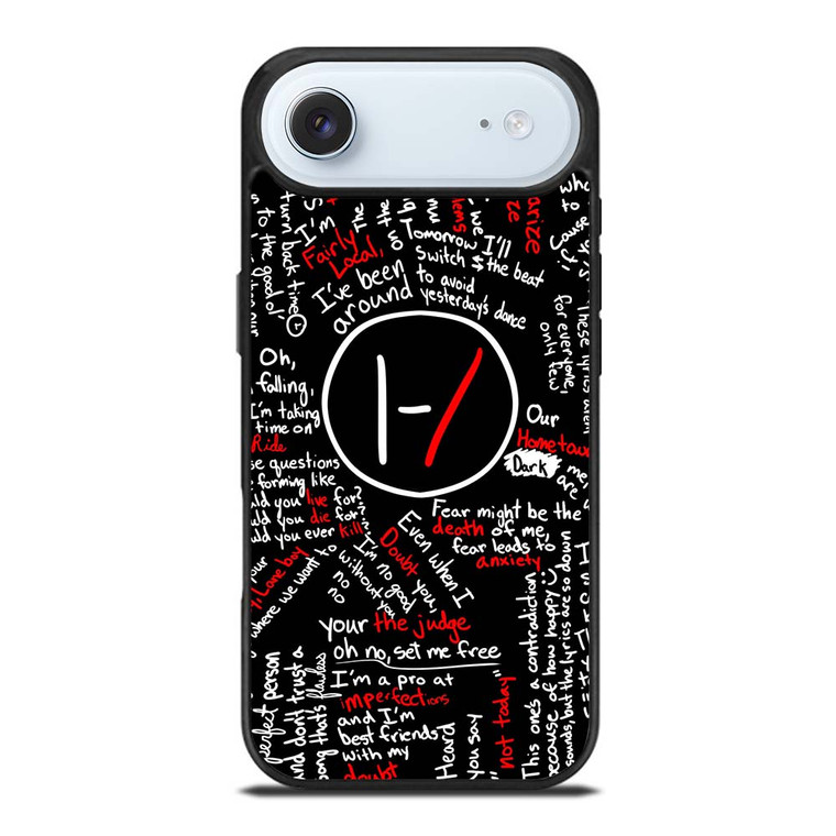 TWENTY ONE PILOTS LYRICS iPhone Air Case Cover