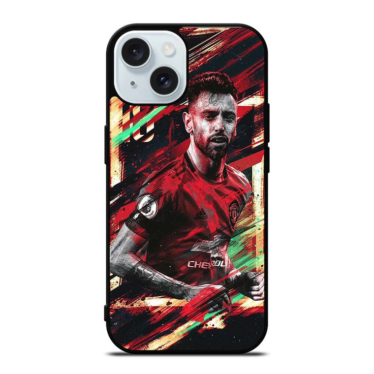 BRUNO FERNANDES MANCHESTER UNITED iPhone 15 Case Cover