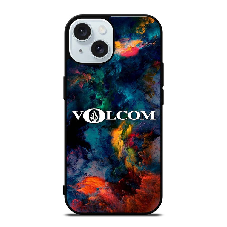COLORFUL LOGO VOLCOM iPhone 15 Case Cover COLORFUL LOGO VOLCOM iPhone 15 Case Cover