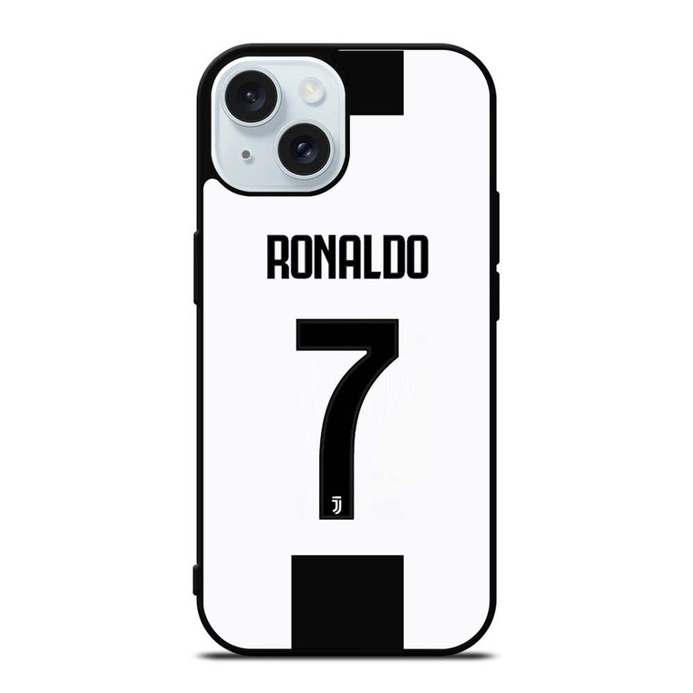CRISTIANO RONALDO JUVENTUS JERSEY CR7 iPhone 15 Case Cover