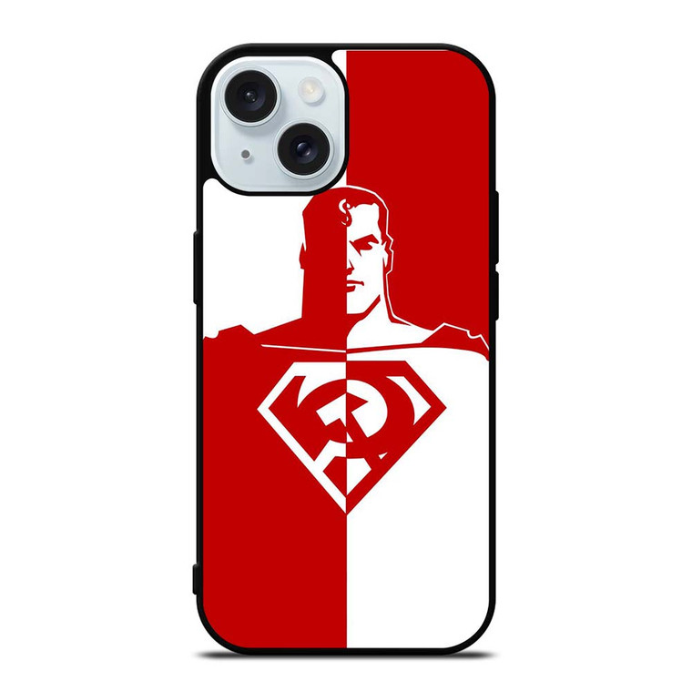 DC SUPERMAN RED SON ART iPhone 15 Case Cover