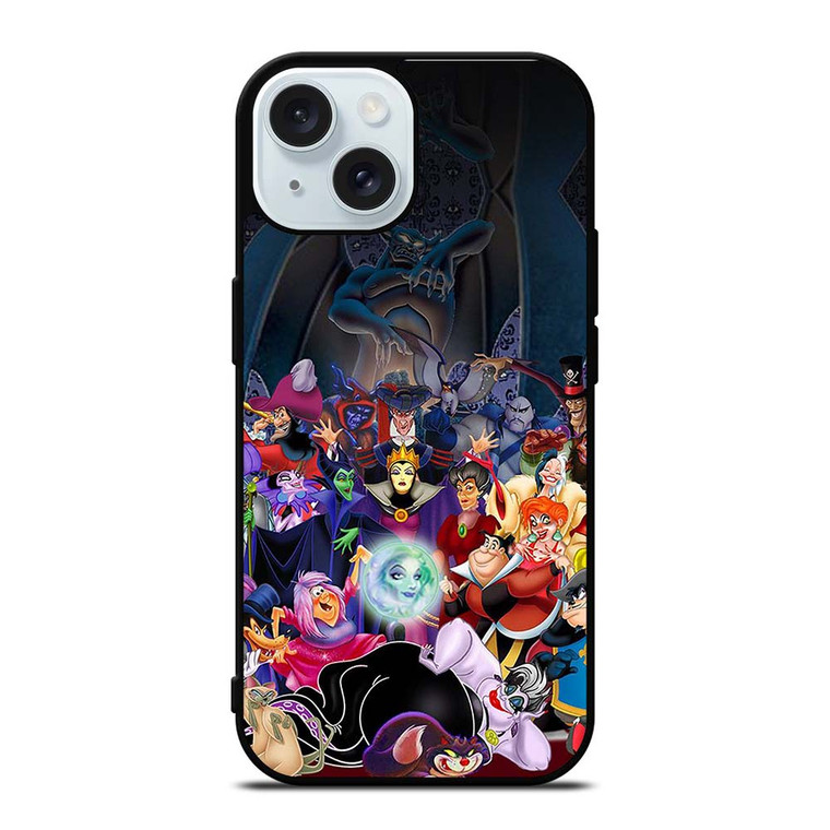 DISNEY PRINCESS VILLAINS iPhone 15 Case Cover