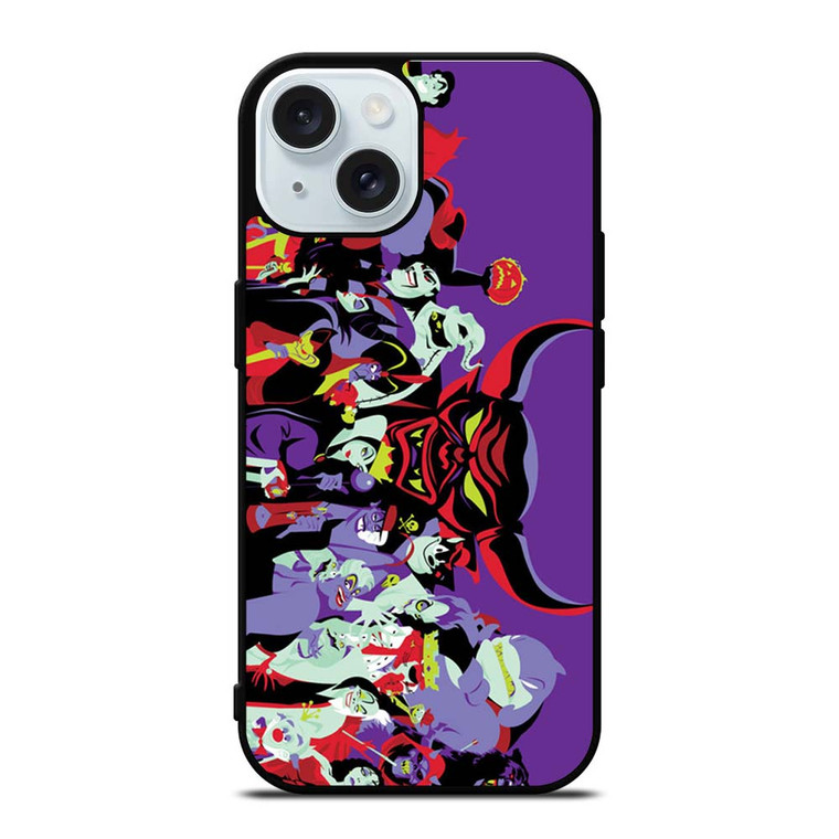 DISNEY VILLAINS CARTOON iPhone 15 Case Cover DISNEY VILLAINS CARTOON iPhone 15 Case Cover