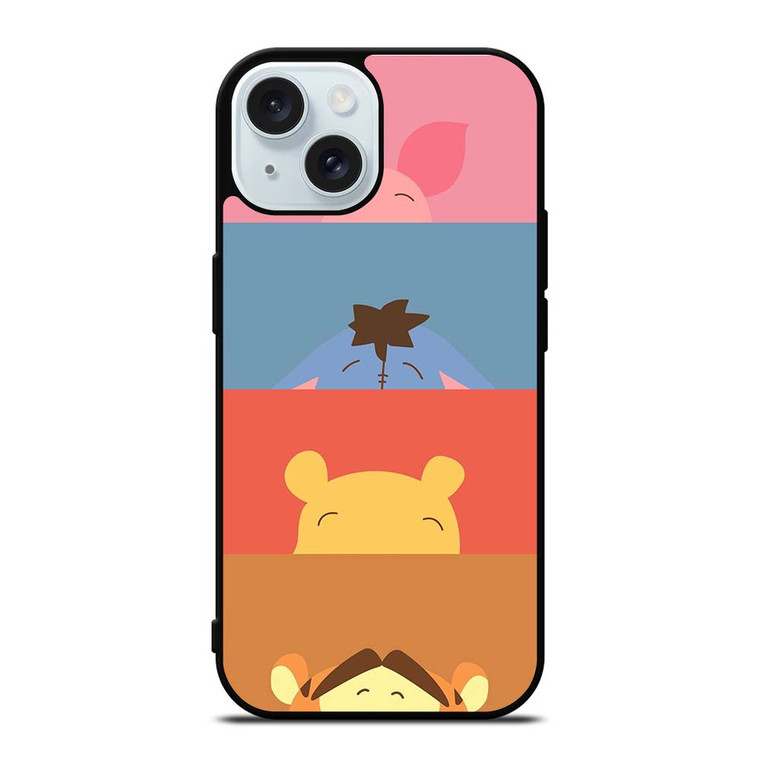 DISNEY WINNIE THE POOH AND FRIENDS iPhone 15 Case Cover DISNEY WINNIE THE POOH AND FRIENDS iPhone 15 Case Cover