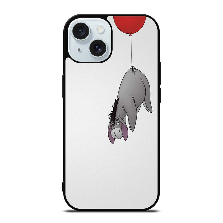 EEYOREE DONKEY BALLOON WINNIE THE POOH iPhone 15 Case Cover EEYOREE DONKEY BALLOON WINNIE THE POOH iPhone 15 Case Cover