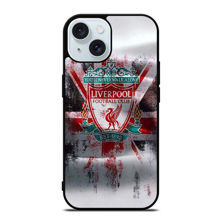 ENGLAND FOOTBALL CLUB LIVERPOOL FC THE REDS iPhone 15 Case Cover ENGLAND FOOTBALL CLUB LIVERPOOL FC THE REDS iPhone 15 Case Cover