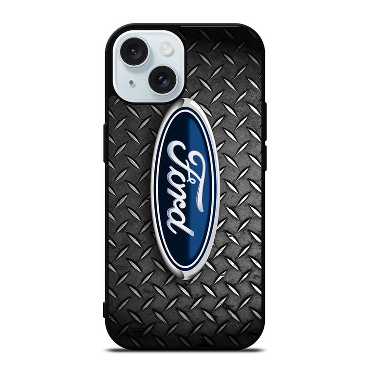 FORD PLATE EMBLEM iPhone 15 Case Cover FORD PLATE EMBLEM iPhone 15 Case Cover