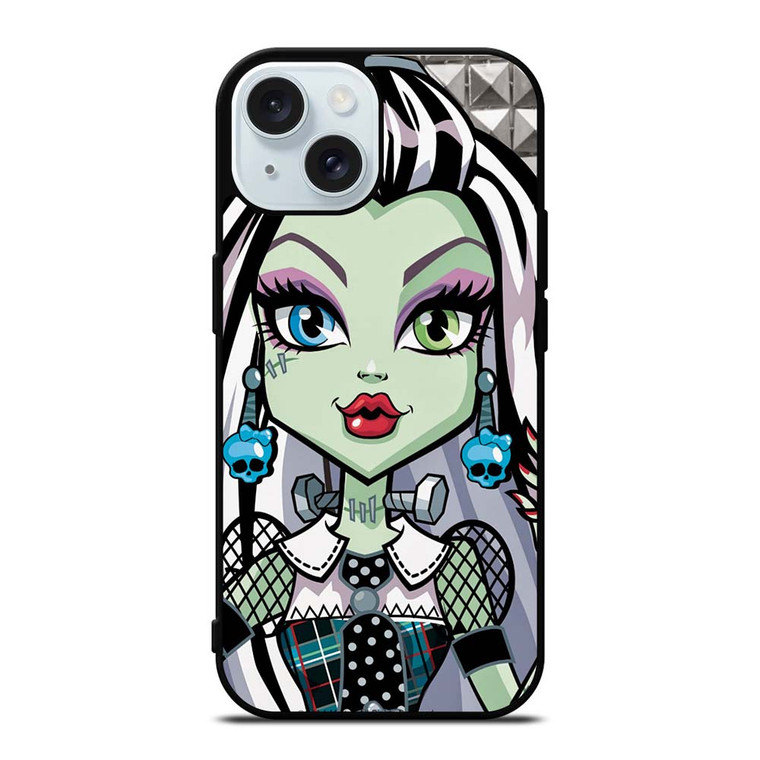 FRANKIE STEIN MONSTER HIGH DOLL iPhone 15 Case Cover FRANKIE STEIN MONSTER HIGH DOLL iPhone 15 Case Cover