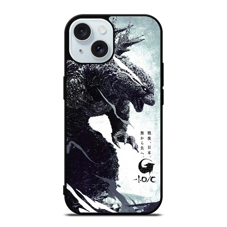 GODZILLA MINUS ONE MOVIE iPhone 15 Case Cover GODZILLA MINUS ONE MOVIE iPhone 15 Case Cover