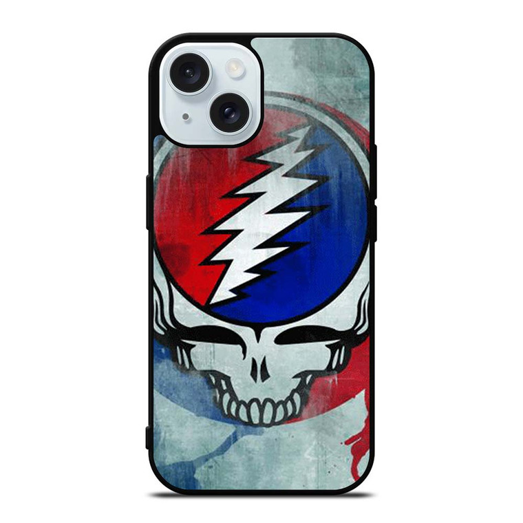 GRATEFUL DEAD ART LOGO iPhone 15 Case Cover
