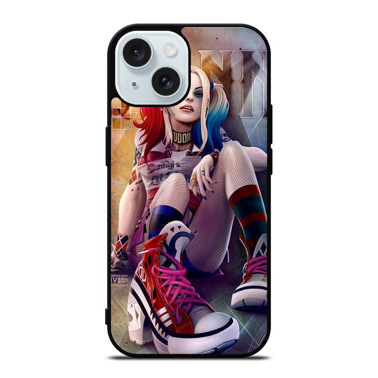 HARLEY QUINN DC iPhone 15 Case Cover HARLEY QUINN DC iPhone 15 Case Cover