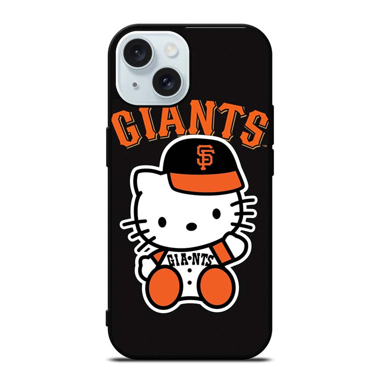HELLO KITTY SAN FRANCISCO GIANTS iPhone 15 Case Cover