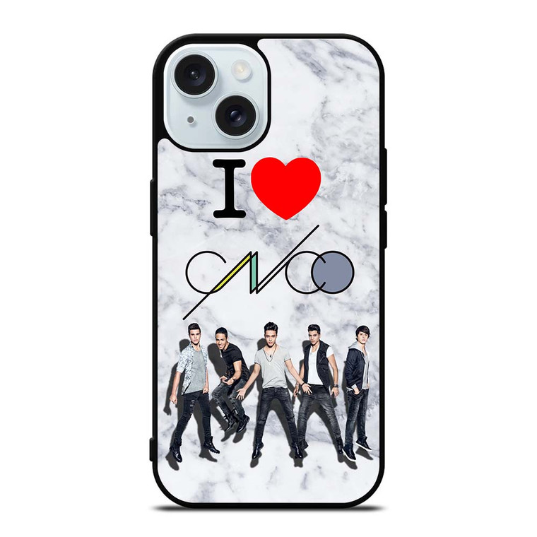 I LOVE CNCO MARBLE iPhone 15 Case Cover